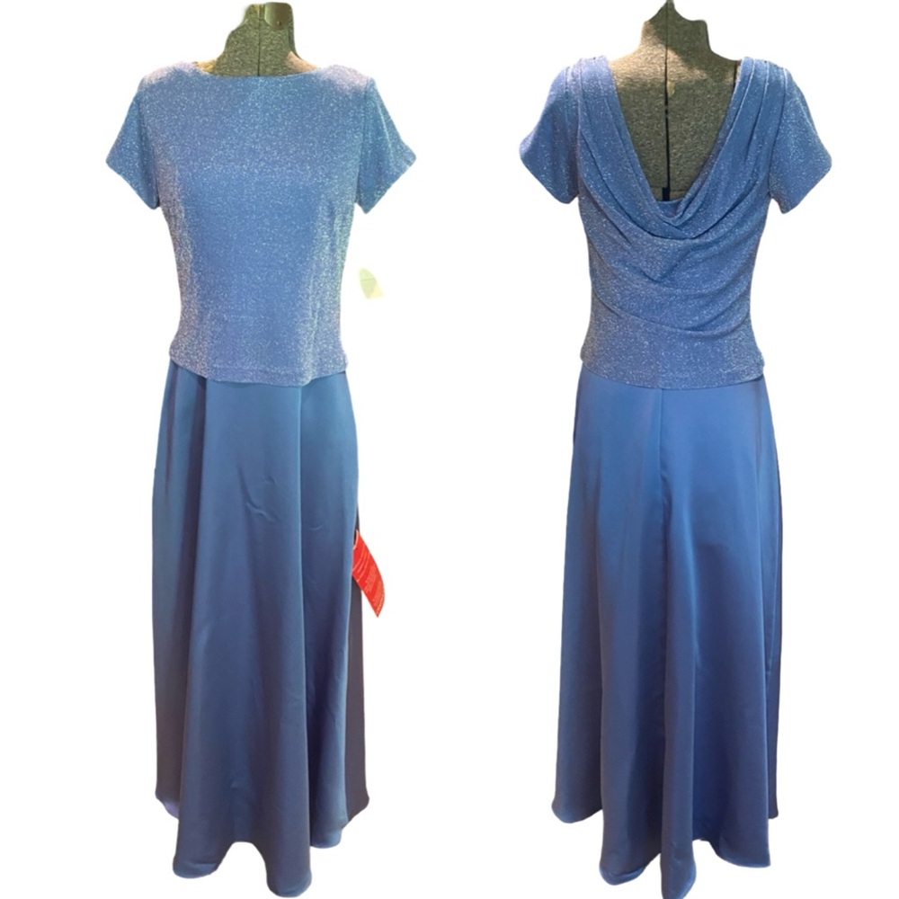 Elegant Blue Evening Dress. NWT